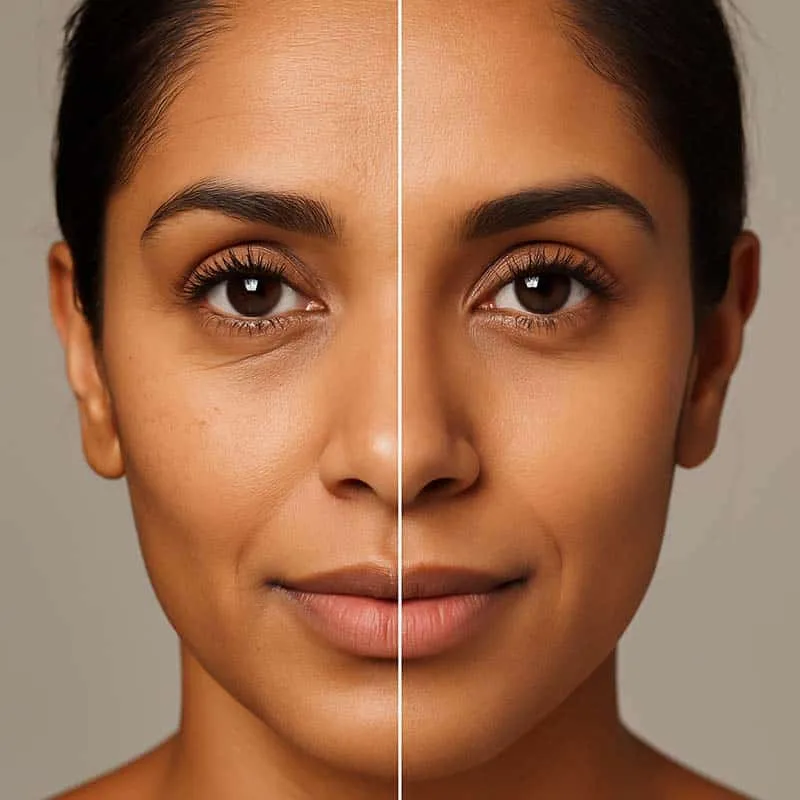 Lines and Wrinkles Skin Treatment - Before and After