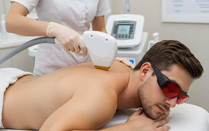 Back Laser Hair Removal for men